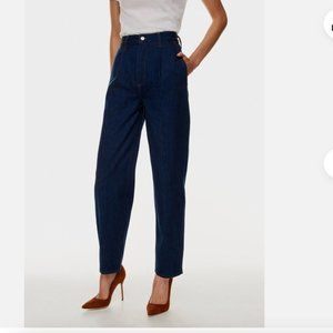 Aritzia High Rise Women Jeans - Dark Blue
